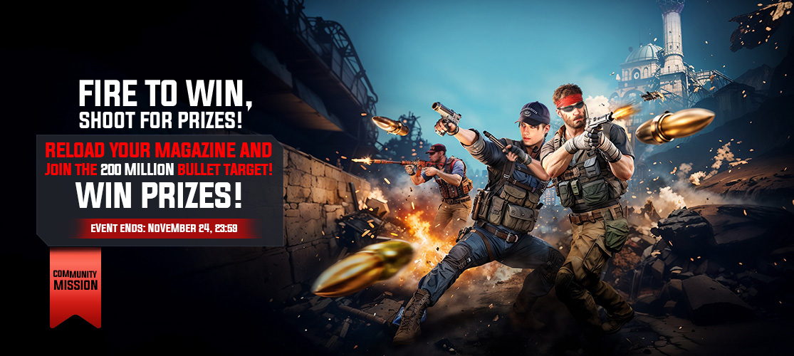 Complete the 200 Million Bullets Goal and Collect Your Rewards!